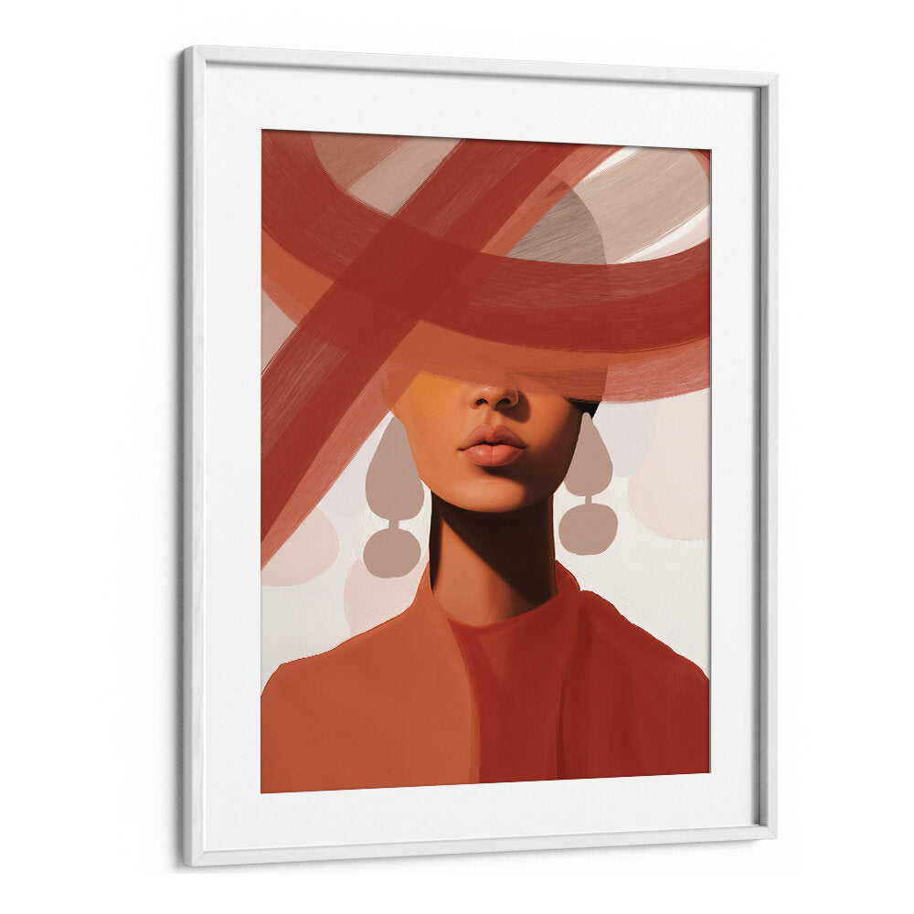 STUDIO PALETTE WOMAN TERRA , PORTRAITS & FIGURATIVE ILLUSTRATIONS