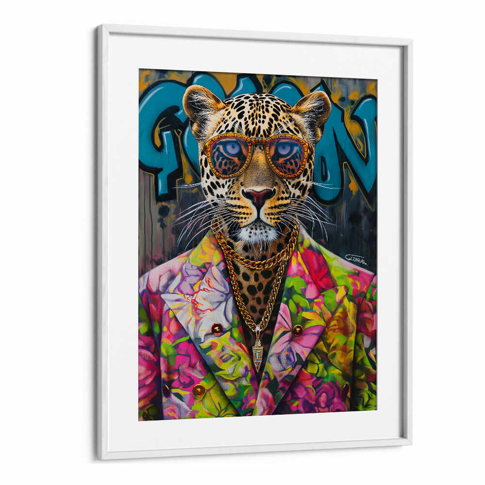 STYLISH LEOPARD , POP ART PAINTINGS