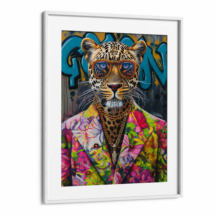 STYLISH LEOPARD , POP ART PAINTINGS