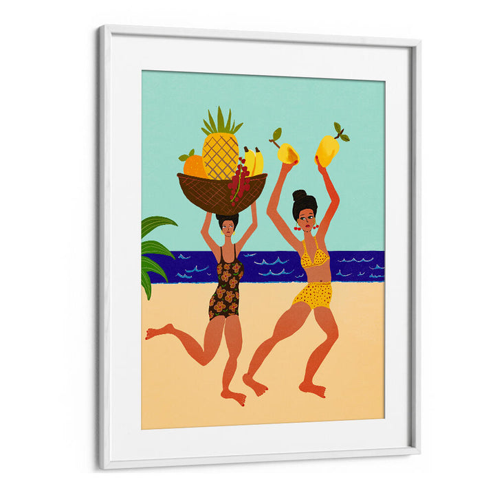 SUMMER TROPICAL FUN TIME , PORTRAITS & FIGURATIVE ILLUSTRATIONS