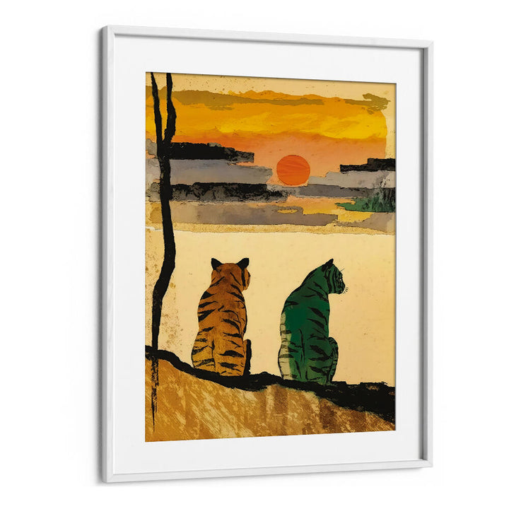 SUNSET COMPANIONS , ANIMAL PAINTINGS