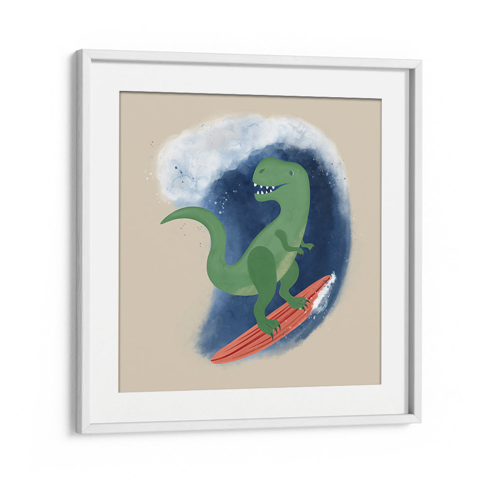 T-REX SURFING WAVE