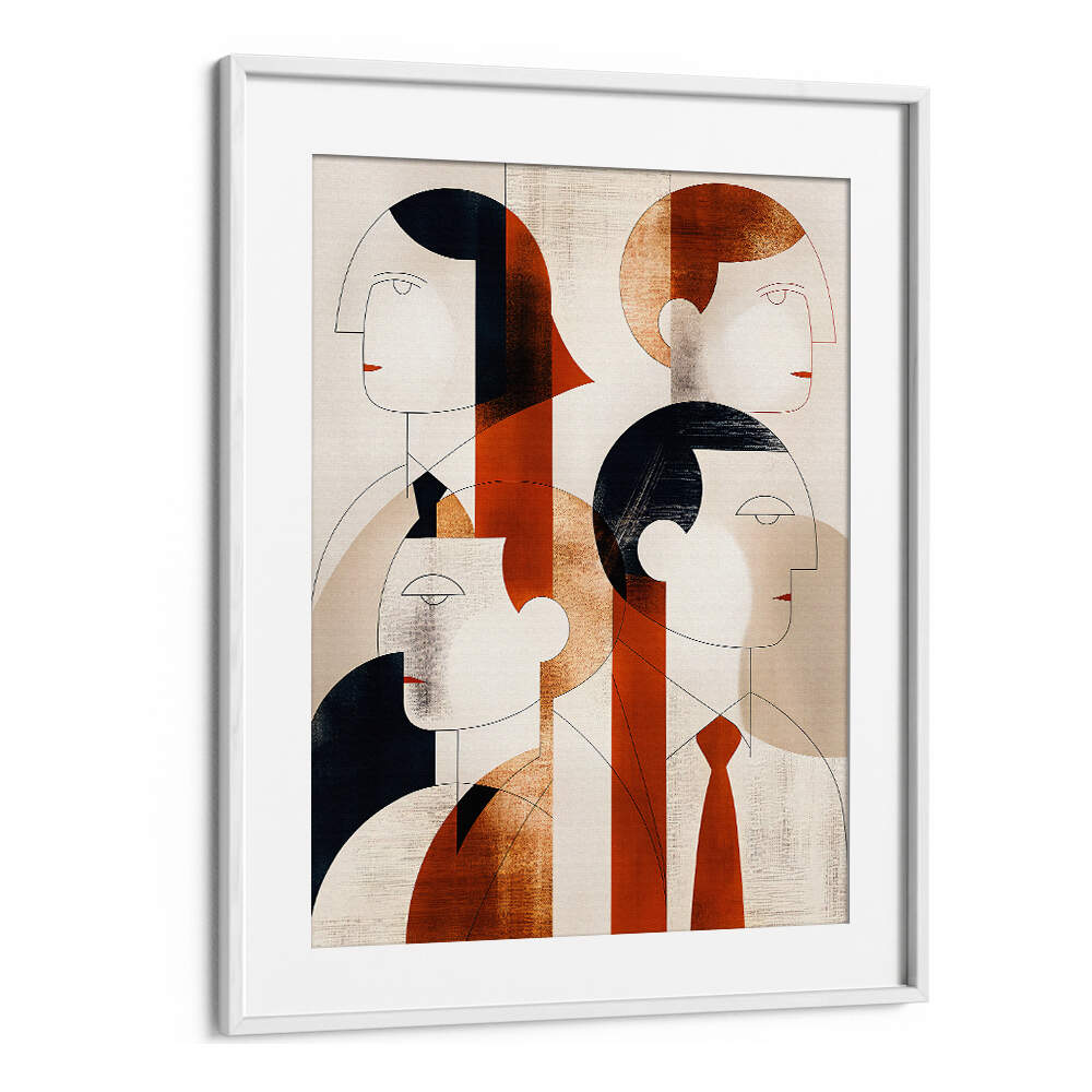 THE GEOMETRY OF US , PORTRAITS & FIGURATIVE ILLUSTRATIONS