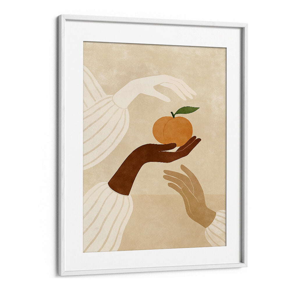 PEACH RITUAL , BOHO ART PAINTINGS