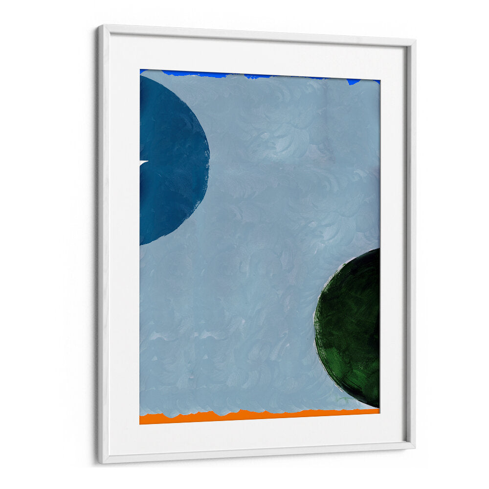 TIME & SPACE II geometric art print showcases vibrant colors and modern design, perfect for contemporary decor.