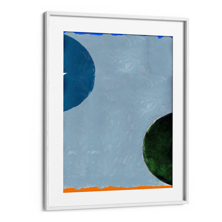 TIME & SPACE II geometric art print showcases vibrant colors and modern design, perfect for contemporary decor.