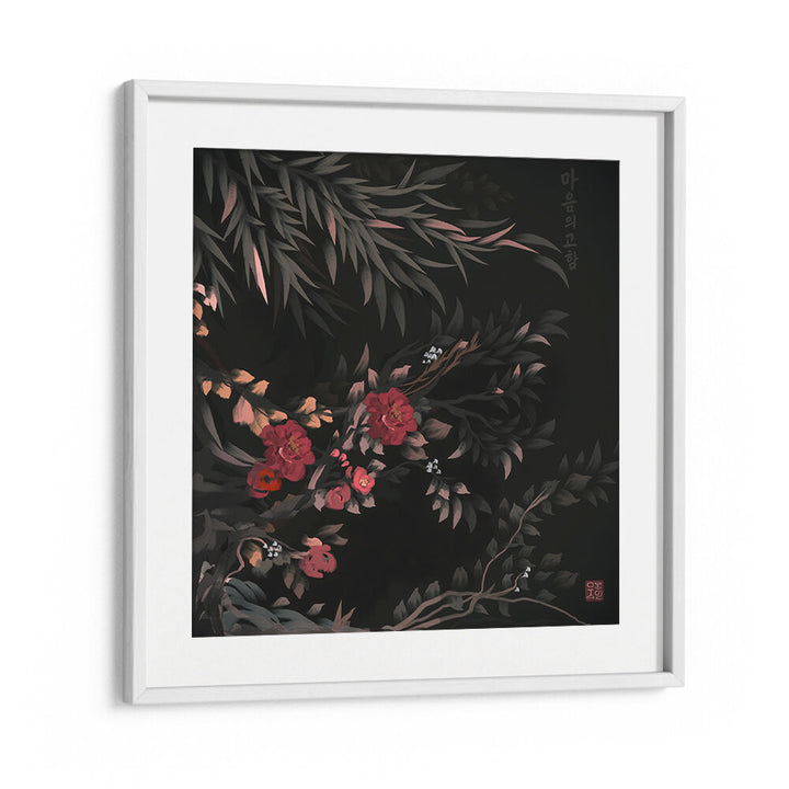 TRANQUILITY OF THE MIND , FLORAL FLOWER PAINTINGS