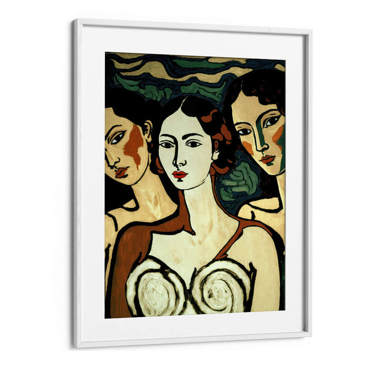 TRIO OF ELEGANCE , PORTRAITS & FIGURATIVE ILLUSTRATIONS