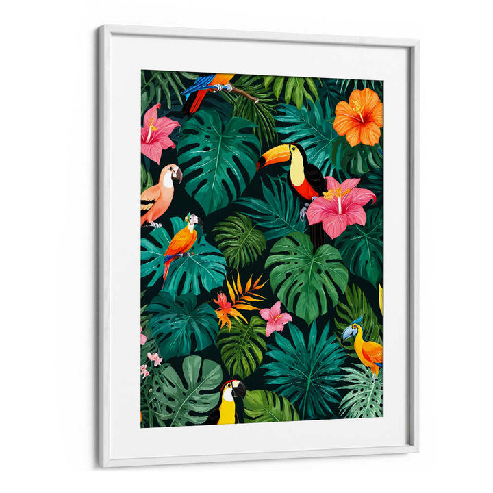TROPICAL PARADISE , ANIMAL PAINTINGS