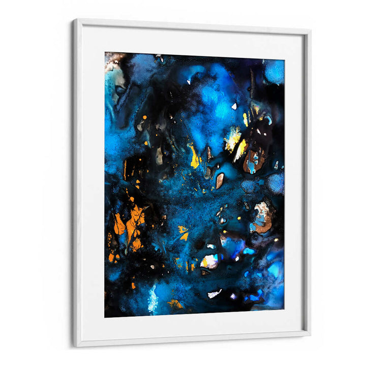 TURQUOISE GALAXY , ABSTRACT PAINTINGS