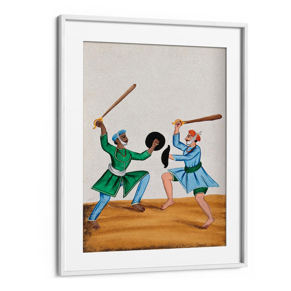 TWO SIKH MEN DUELING