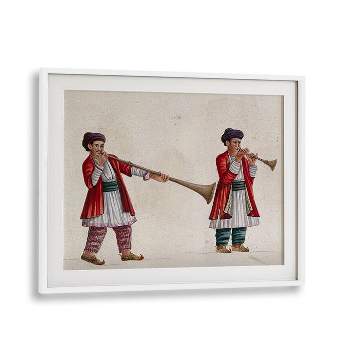 TWO MUSICIANS PLAYING THE SHEHNAI