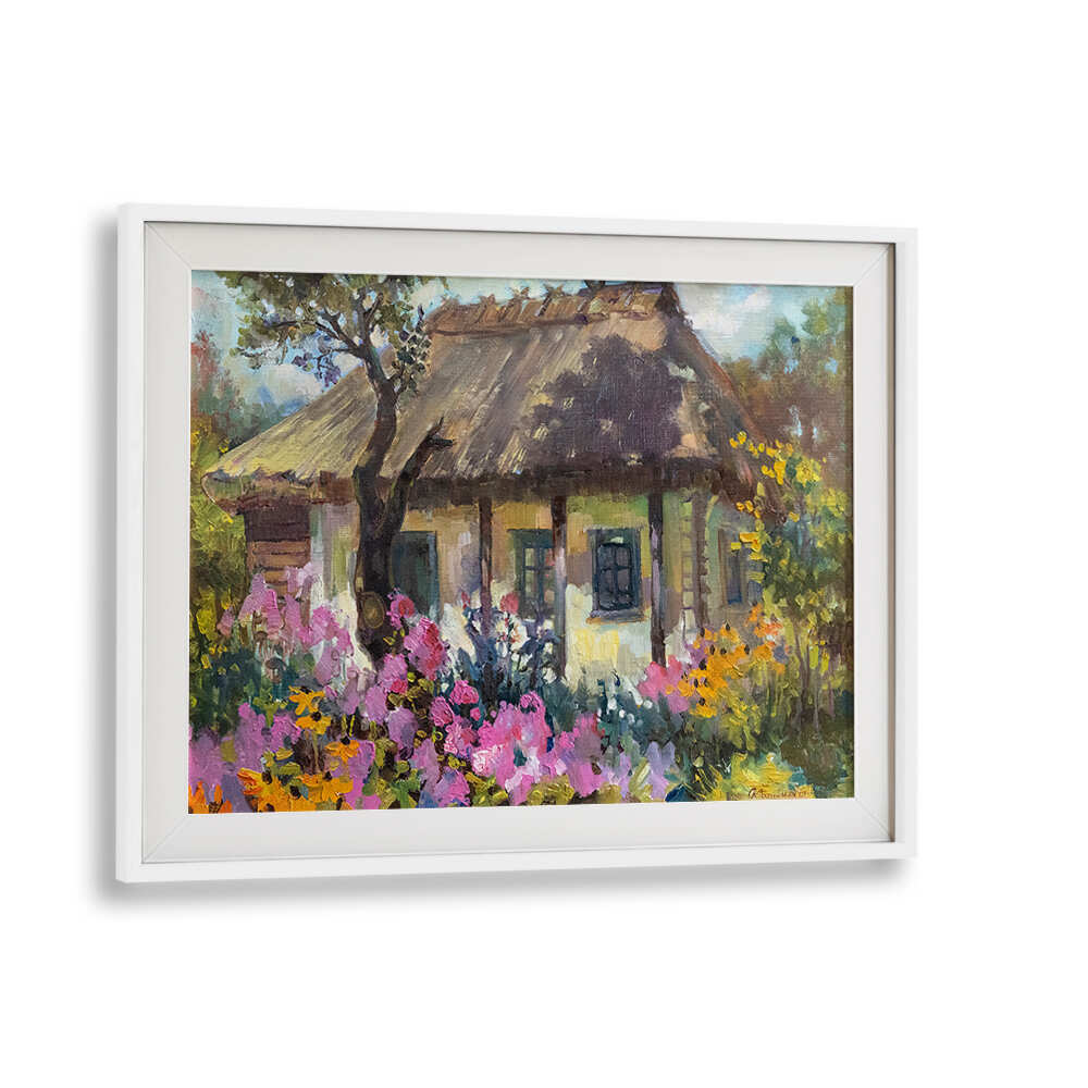 INDIAN HUT ,INDIAN ART PAINTINGS