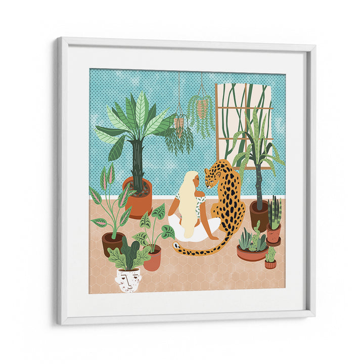 URBAN JUNGLE , BOHO ART PAINTINGS