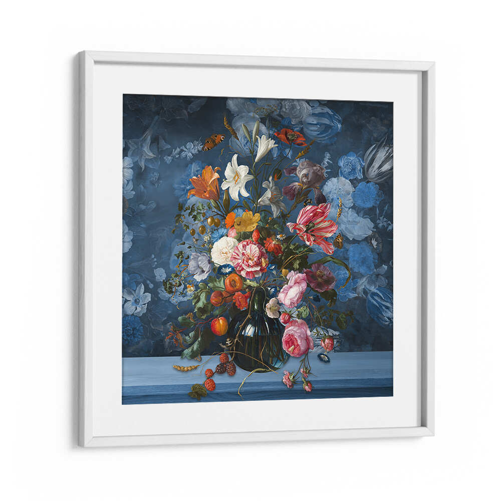 VASE WITH FLOWERS , FLORAL FLOWER PAINTINGS
