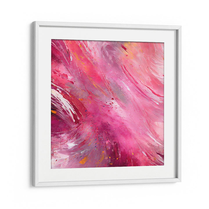 VIBRANT ABSTRACT WITH BOLD PINK, ABSTRACT PAINTINGS showcased in stunning wall art, perfect for modern decor.