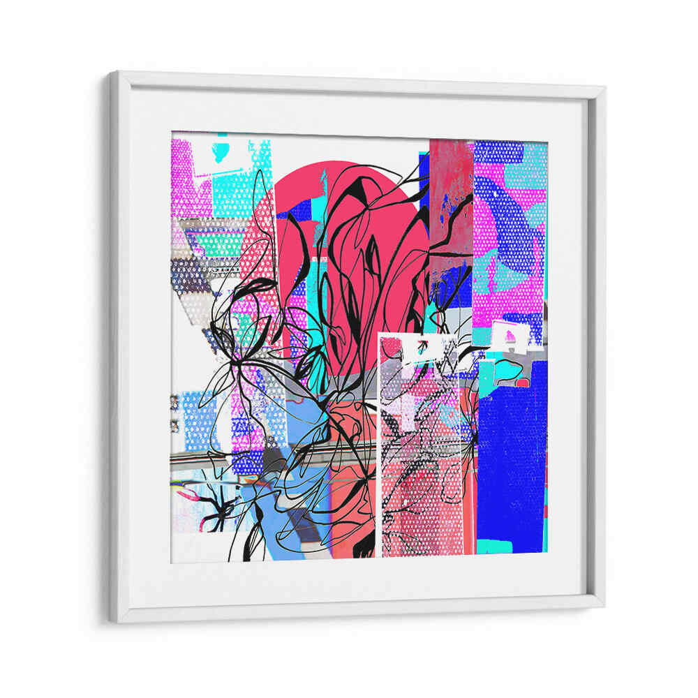 VIBRANT COLORS WITH FLORAL PATTERNS , ORGANIC FORMS