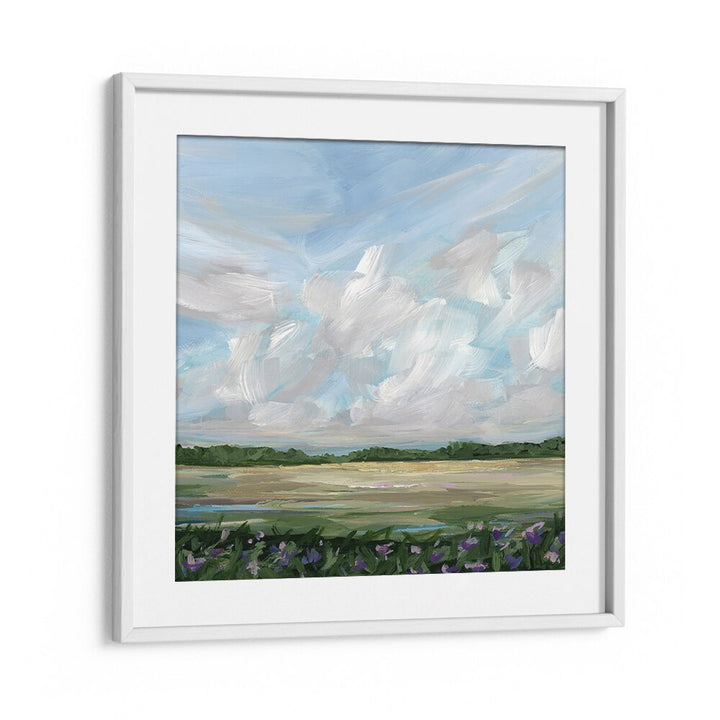 Beautiful landscape painting featuring WIND & WILDFLOWERS, capturing nature's serene beauty and vibrant blooms.