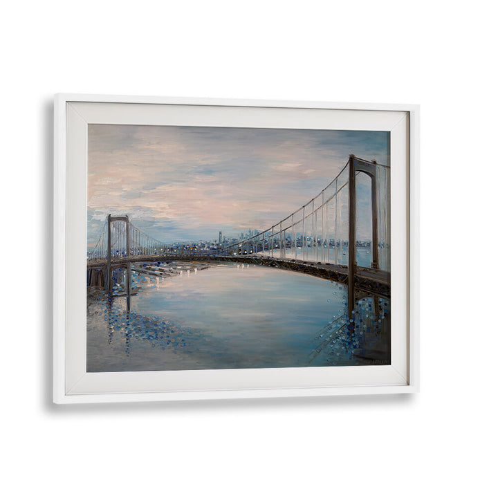 WALT WHITMAN BRIDGE , MODERN IMPRESSIONISM PAINTINGS