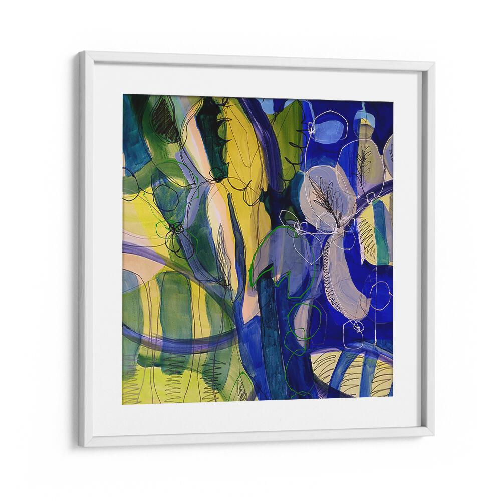 Vibrant WATER FLOWERS V, ABSTRACT PAINTINGS artwork adds contemporary elegance to any room, enhancing your space beautifully.