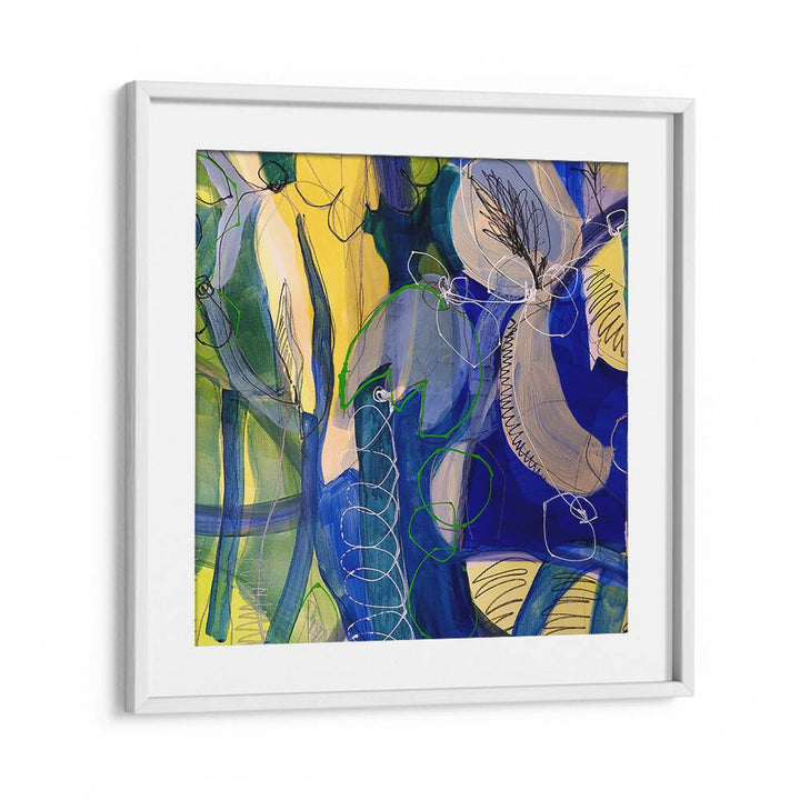 Bright and vibrant WATER FLOWERS VI, ABSTRACT PAINTINGS, perfect for adding sophistication to any living space.