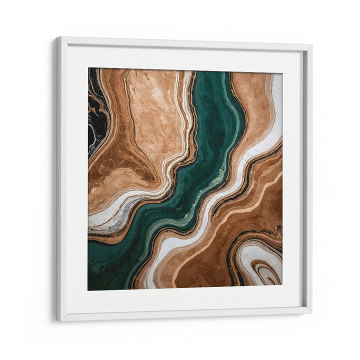 Elegant WAVY PATTERNS IN EARTH, ABSTRACT PAINTINGS showcasing organic designs in stunning earthy tones for home décor.