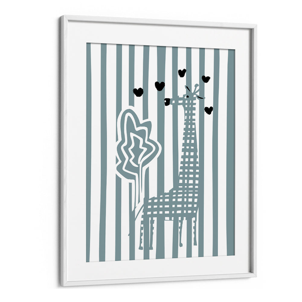 WHIMSICAL GIRAFFE AND HEARTS