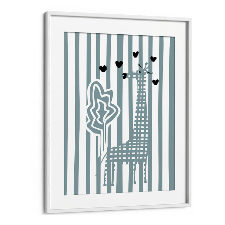 WHIMSICAL GIRAFFE AND HEARTS