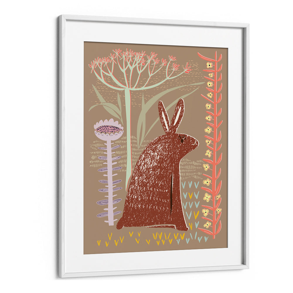WHIMSICAL WOODLAND RABBIT