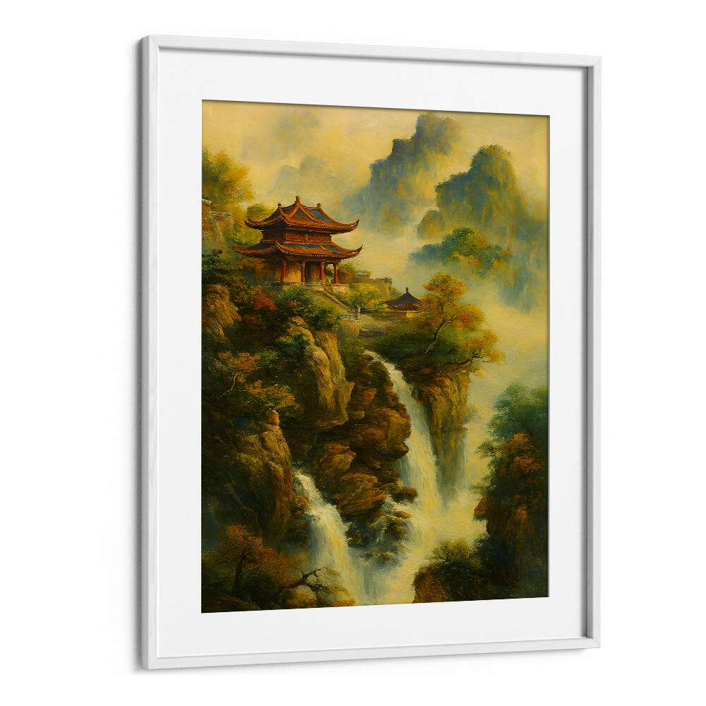 WHISPERS OF THE SACRED PEAK , EXPRESSIONISM PAINTINGS