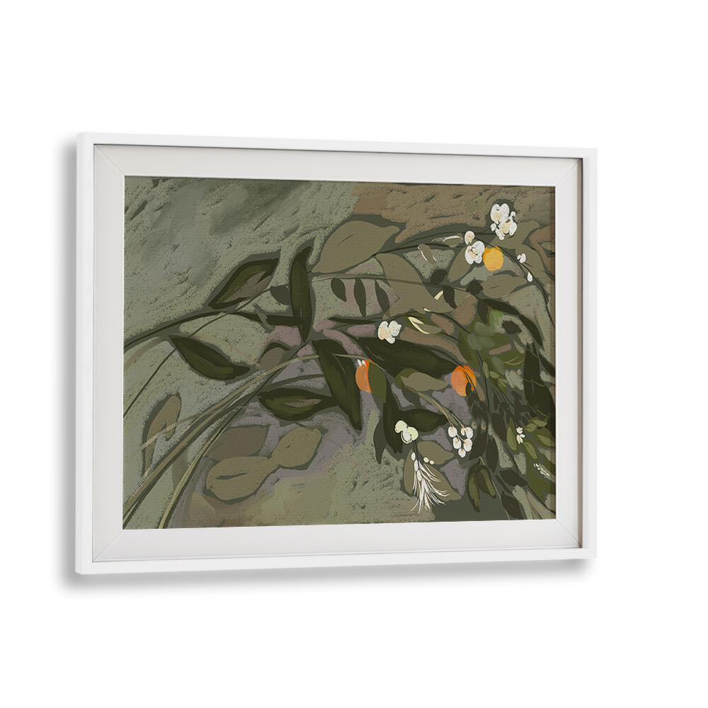 WHISPERS OF LEAVES , FLORAL FLOWER PAINTINGS