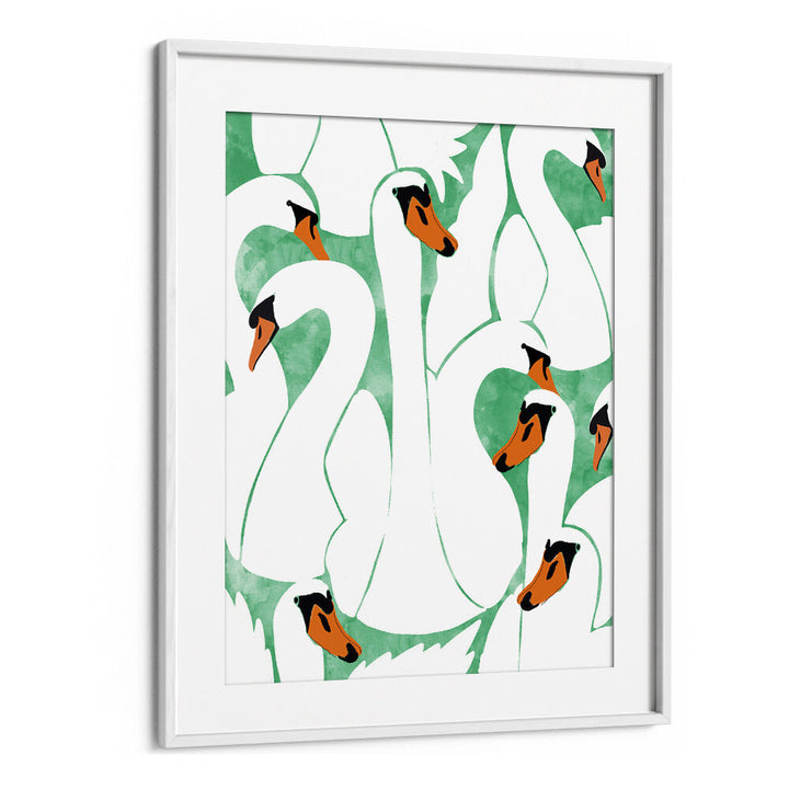 WHITE CALM , ANIMAL PAINTINGS