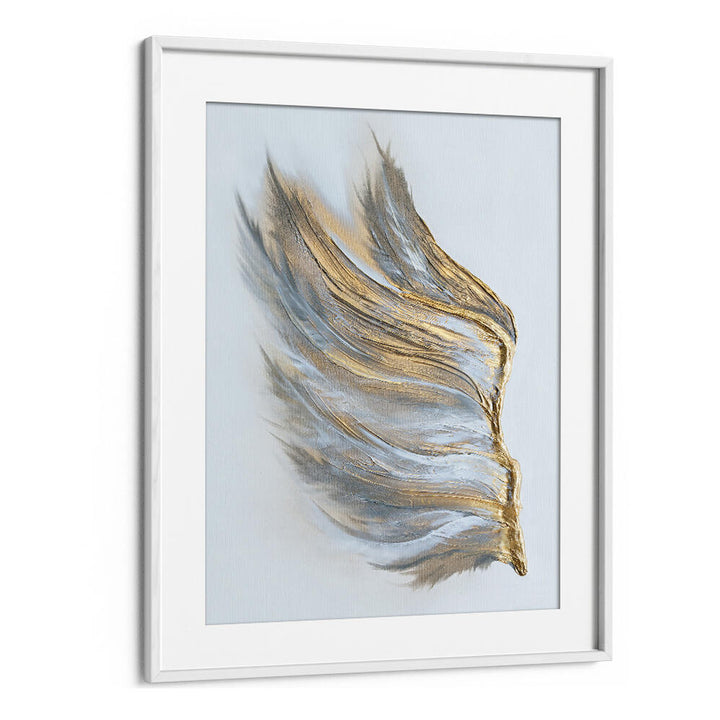WING IN GOLD AND WHITE , FASHION POSTERS