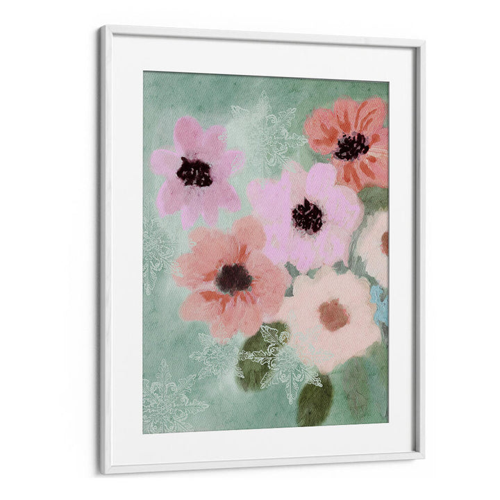 WINTER BLOSSOMS , FLORAL FLOWER PAINTINGS