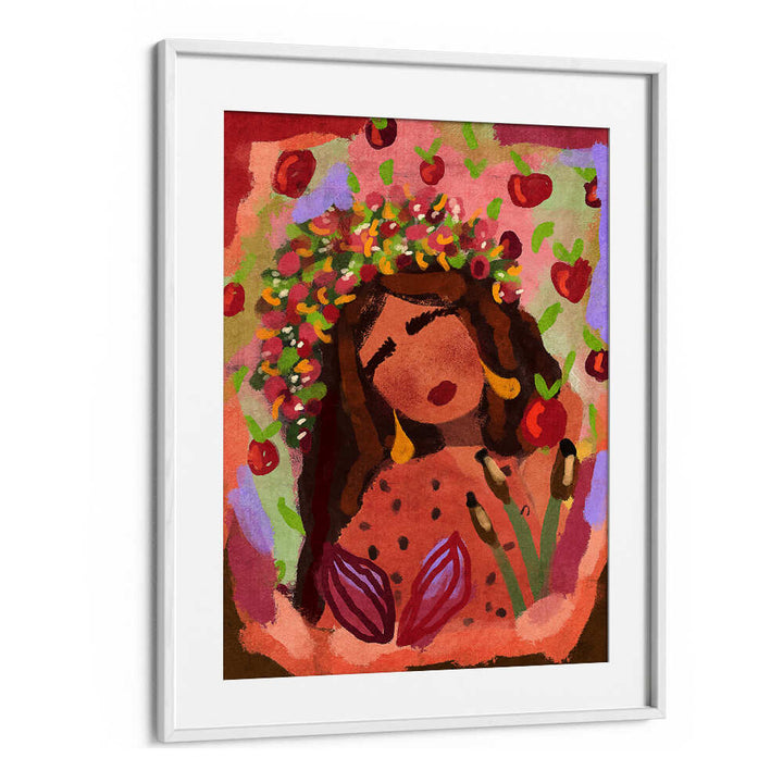 WOMAN AND APPLES