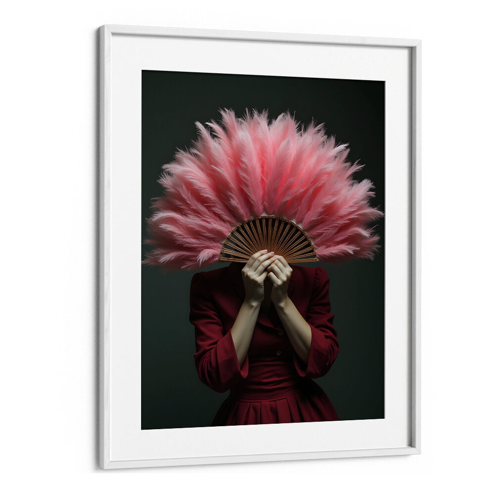 WOMAN WITH FEATHERS