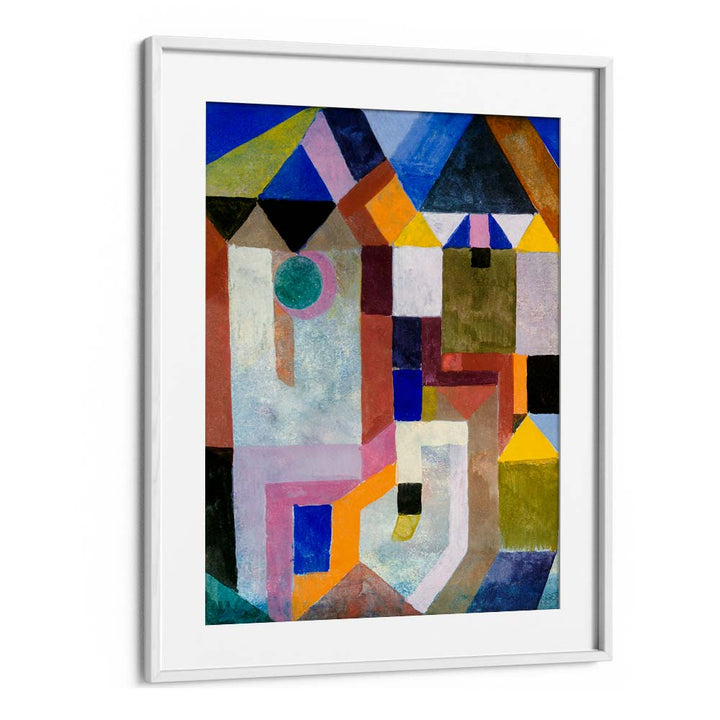 COLORFUL ARCHITECTURE (1917) BY PAUL KLEE, PAUL KLEE PAINTINGS, ARTWORKS BY PAUL KLEE