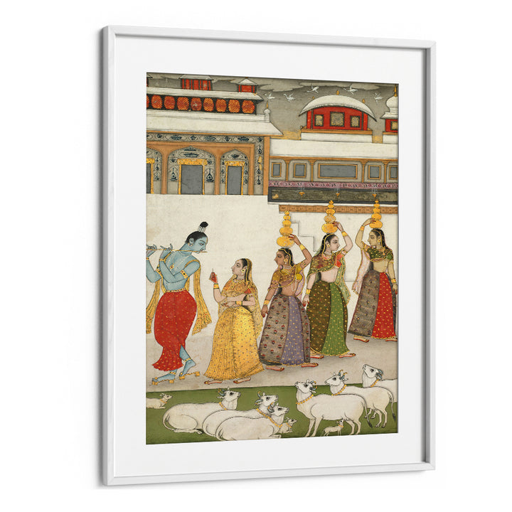 KRISHNA , INDIAN ART PAINTINGS