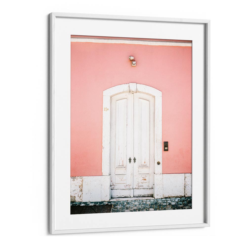 THE WHITE DOOR LISBON BY RAISA ZWART , LANDSCAPE PHOTO PRINTS