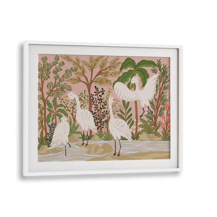 PEACEFUL JUNGLE EGRETS