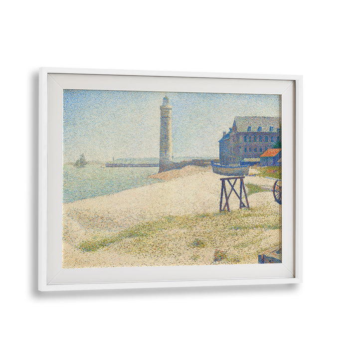 THE LIGHTHOUSE AT HONFLEUR II (1886)  , VINTAGE PAINTINGS