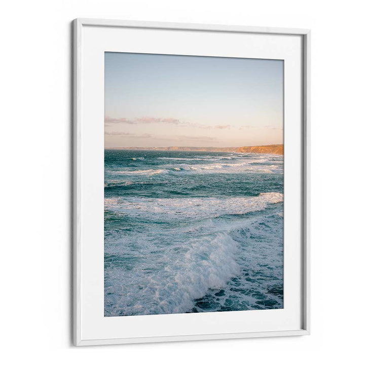 PRAIA BORDEIRA WAVES PORTUGAL BY RAISA ZWART , LANDSCAPE PHOTO PRINTS