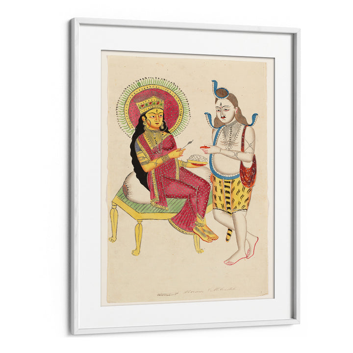 ARDHANARI , INDIAN ART PAINTINGS