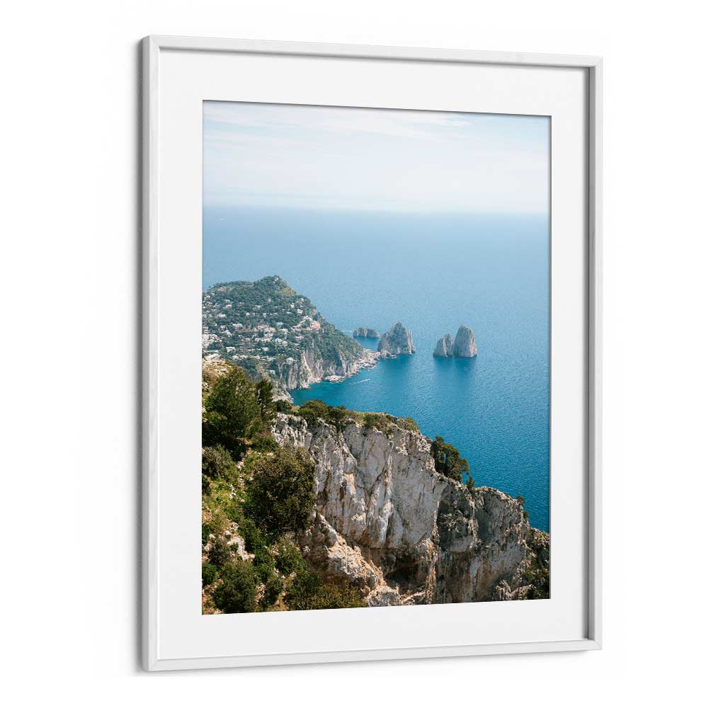 COAST OF CAPRI ITALY BY RAISA ZWART , LANDSCAPE PHOTO PRINTS