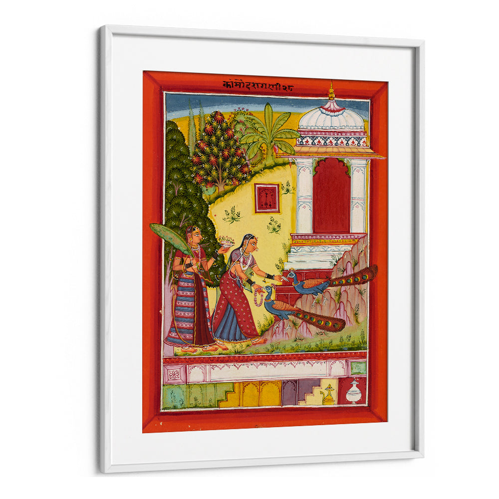 KAMOD RAGINI , INDIAN ART PAINTINGS
