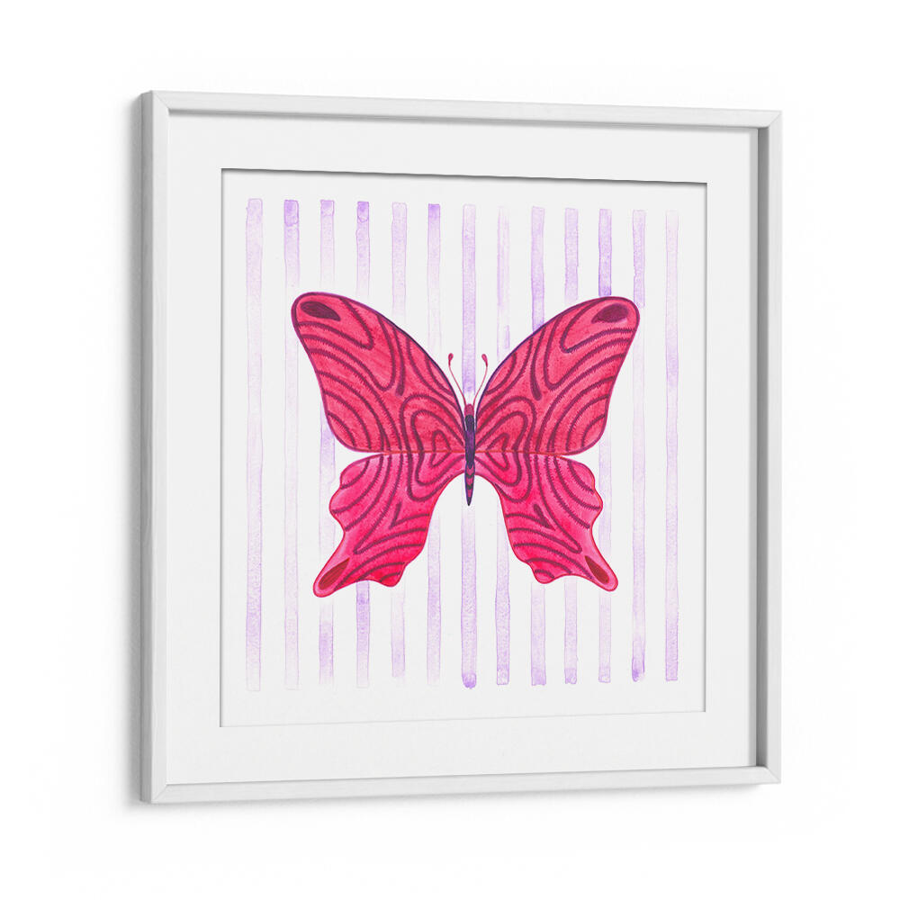 BUTTERFLY WITH STRIPES , FASHION POSTERS