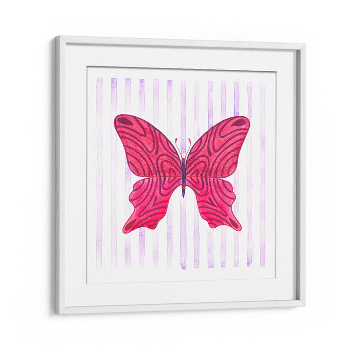 BUTTERFLY WITH STRIPES , FASHION POSTERS