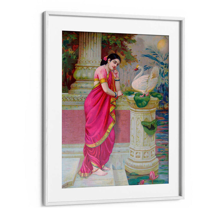 HANSA DAMAYANTHI , INDIAN ART PAINTINGS
