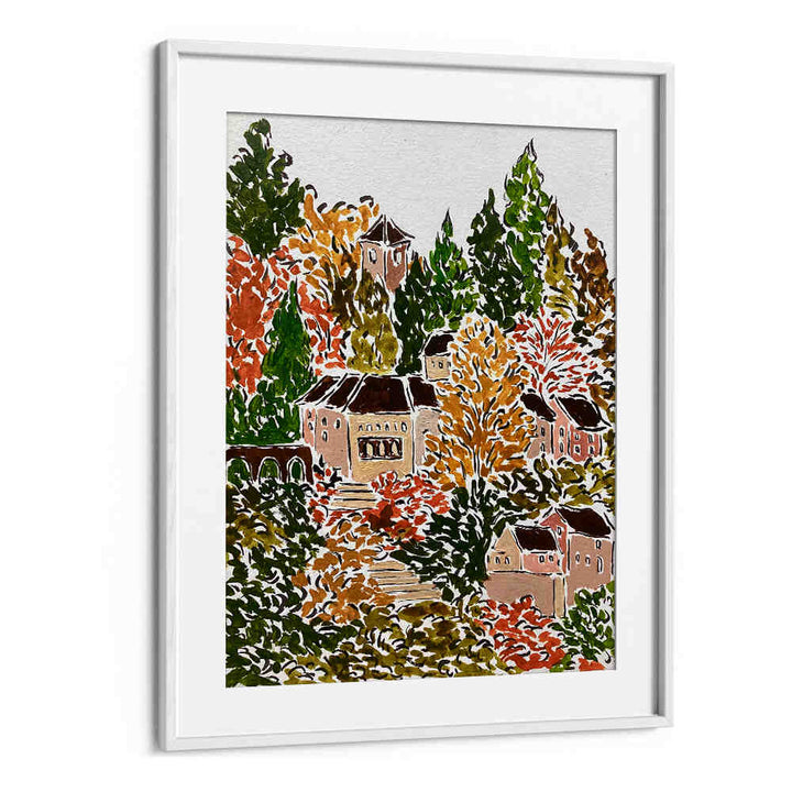 AUTUMN IN BAVARIA , FLORAL FLOWER PAINTINGS