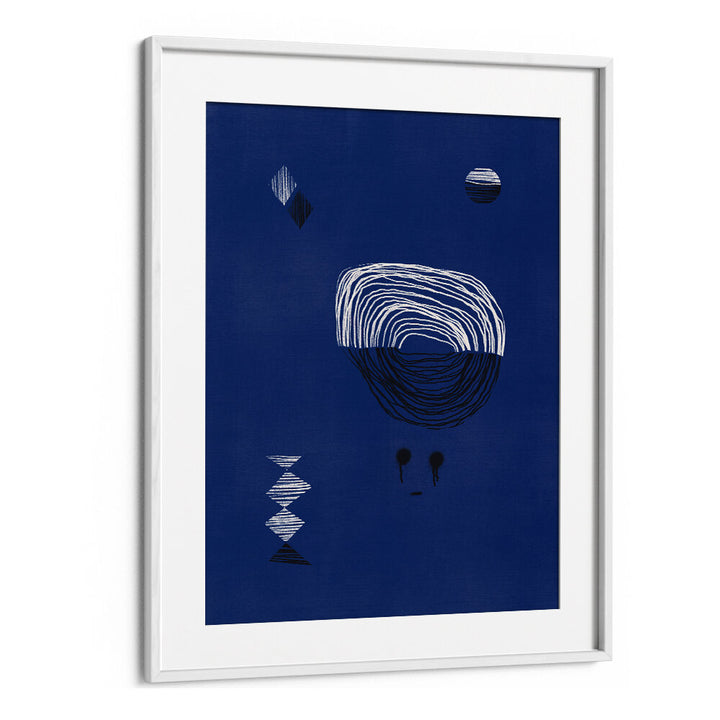 BLUE LINE SKETCH , ABSTRACT PAINTINGS